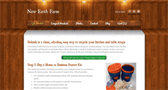Desktop Screenshot of newearthfarm.net