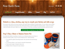 Tablet Screenshot of newearthfarm.net